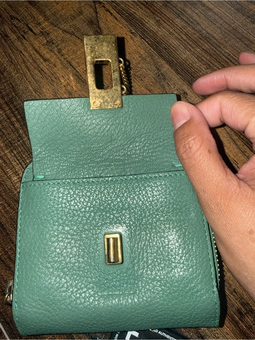 Chloé Drew Square Compact Wallet